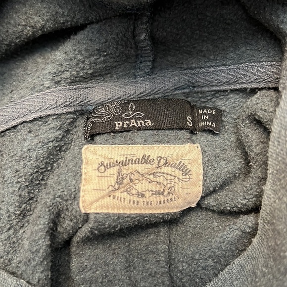 PRANA Cozy Up Poncho Cowl Neck Sweatshirt - Picture 10 of 10